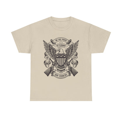 Veterans Pride Unisex Heavy Cotton Tee - Honor Our Heroes T-Shirt