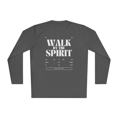 Spiritual Lightweight Long Sleeve Tee Walk By Spirit