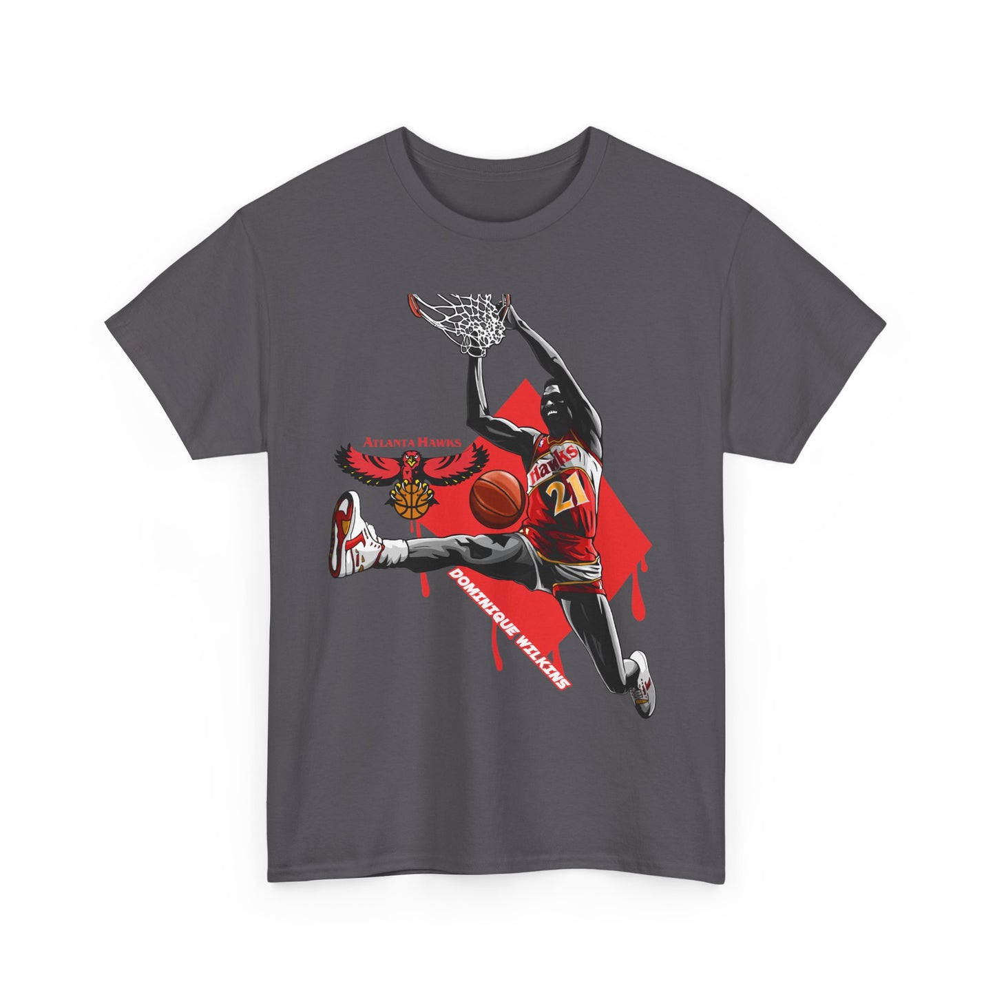 Dominic Wilkins Vintage Dunk Unisex Heavy Cotton Tee