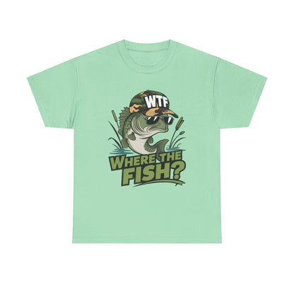 Where The Fish? Unisex Heavy Cotton Tee