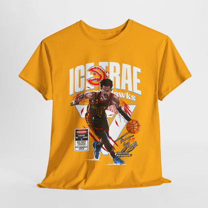 Ice Trae Young Inspired Unisex Heavy Cotton Tee, Basketball Fan Apparel, Sports Gift, Hoodie Alternative, Team Spirit Shirt