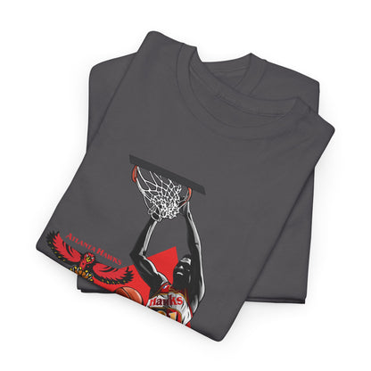 Dominique Wilkins Dunking Unisex Basketball Graphic Tee - Slam Dunk Style