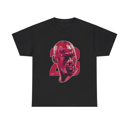 Michael Jordan Bust Art Unisex Heavy Cotton Tee