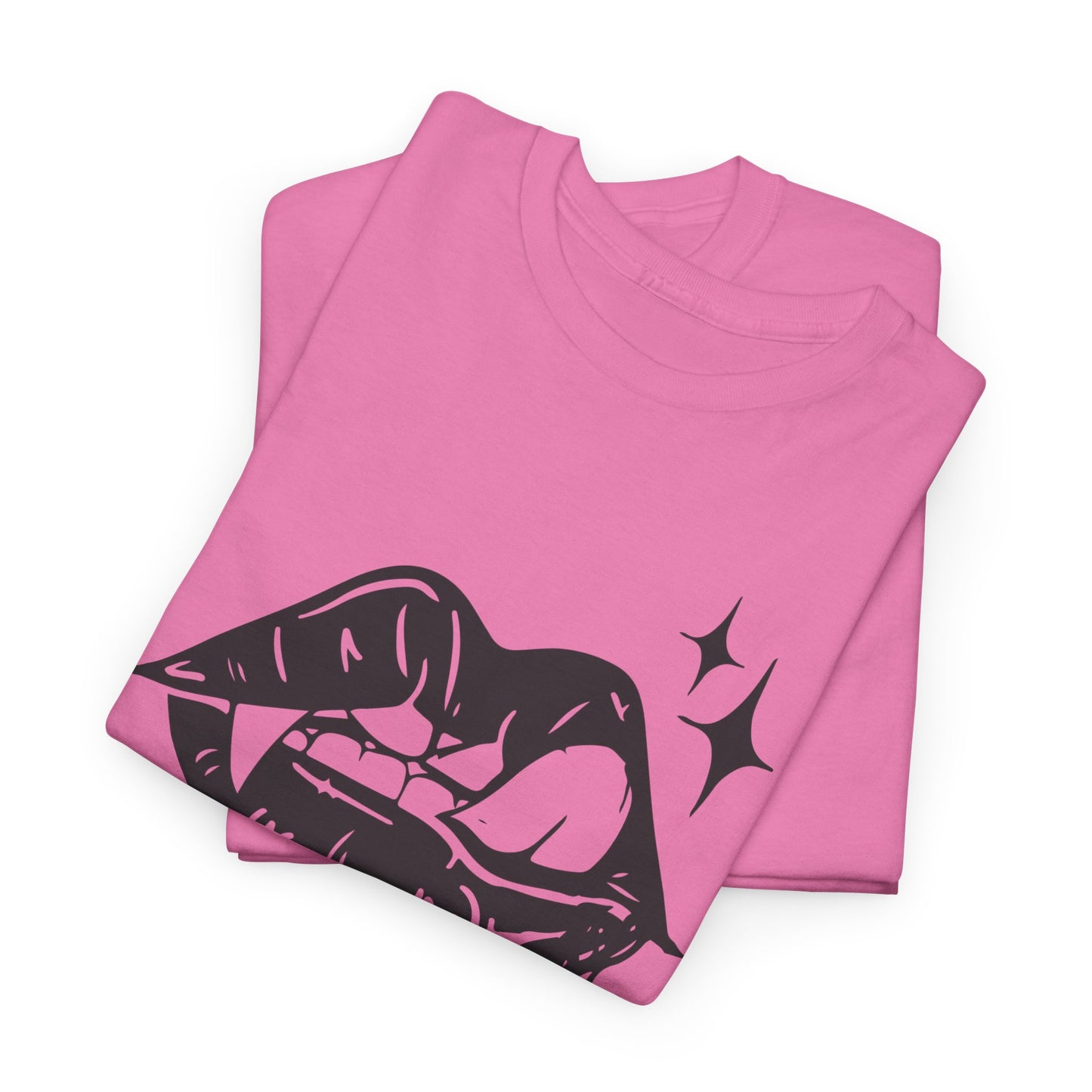 Vampire Sassy Lips Unisex Heavy Cotton Tee