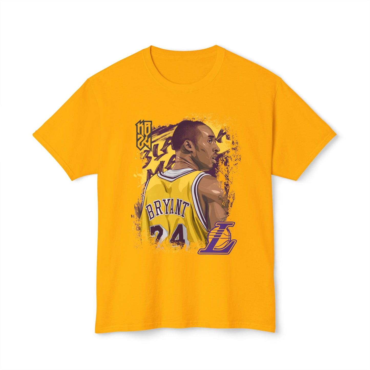 Kobe Bryant 24 Rear View Unisex HD Cotton™ T-shirt