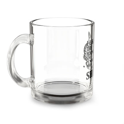 I Like The Sound You Make Funny Cat Glass Mug - 10oz with Sassy Quote for Coffee Lovers