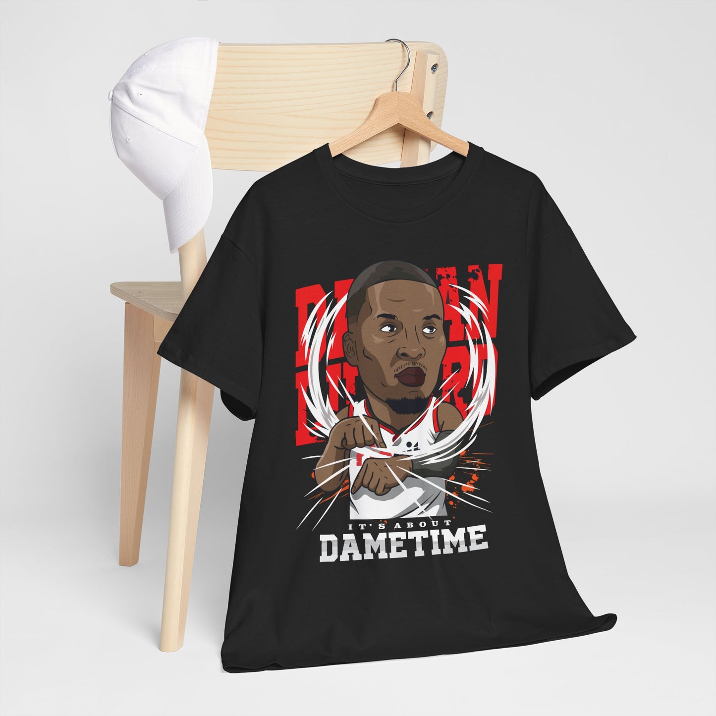 Dame Time Basketball Inspiration Tee - Perfect for Fans, Athletes, Gifts, Sports Events, Casual Wear