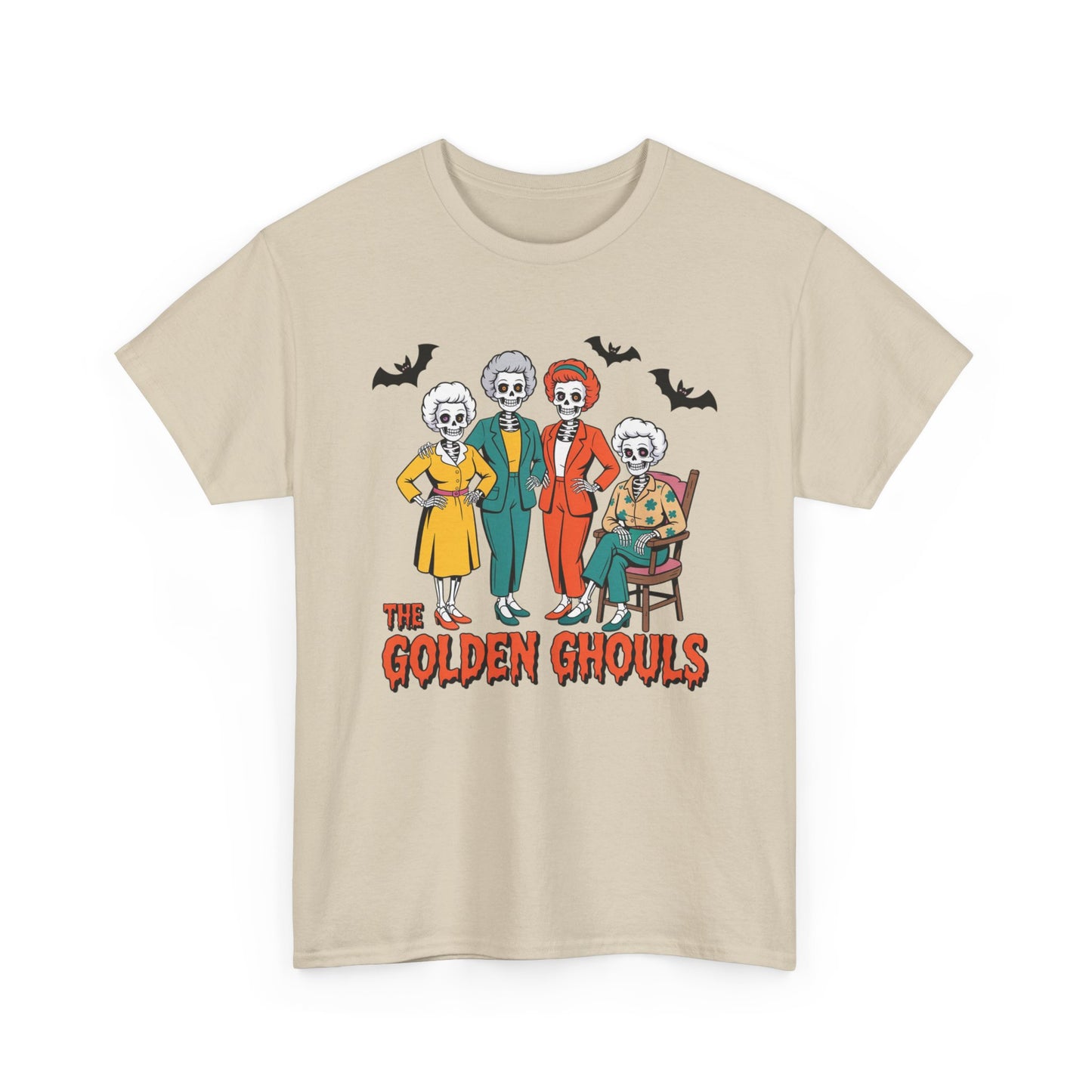 The Golden Ghouls Halloween Themed Unisex Heavy Cotton Tee, Funny Graphic Shirt, Casual Halloween Apparel, Spooky Tee, Gift for [...]