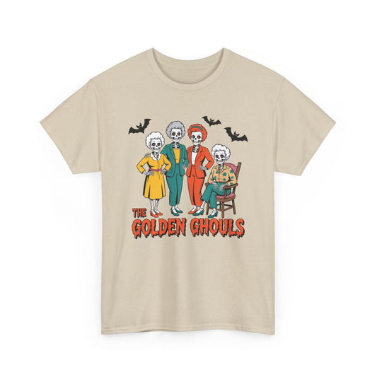 The Golden Ghouls Halloween Themed Unisex Heavy Cotton Tee, Funny Graphic Shirt, Casual Halloween Apparel, Spooky Tee, Gift for [...]
