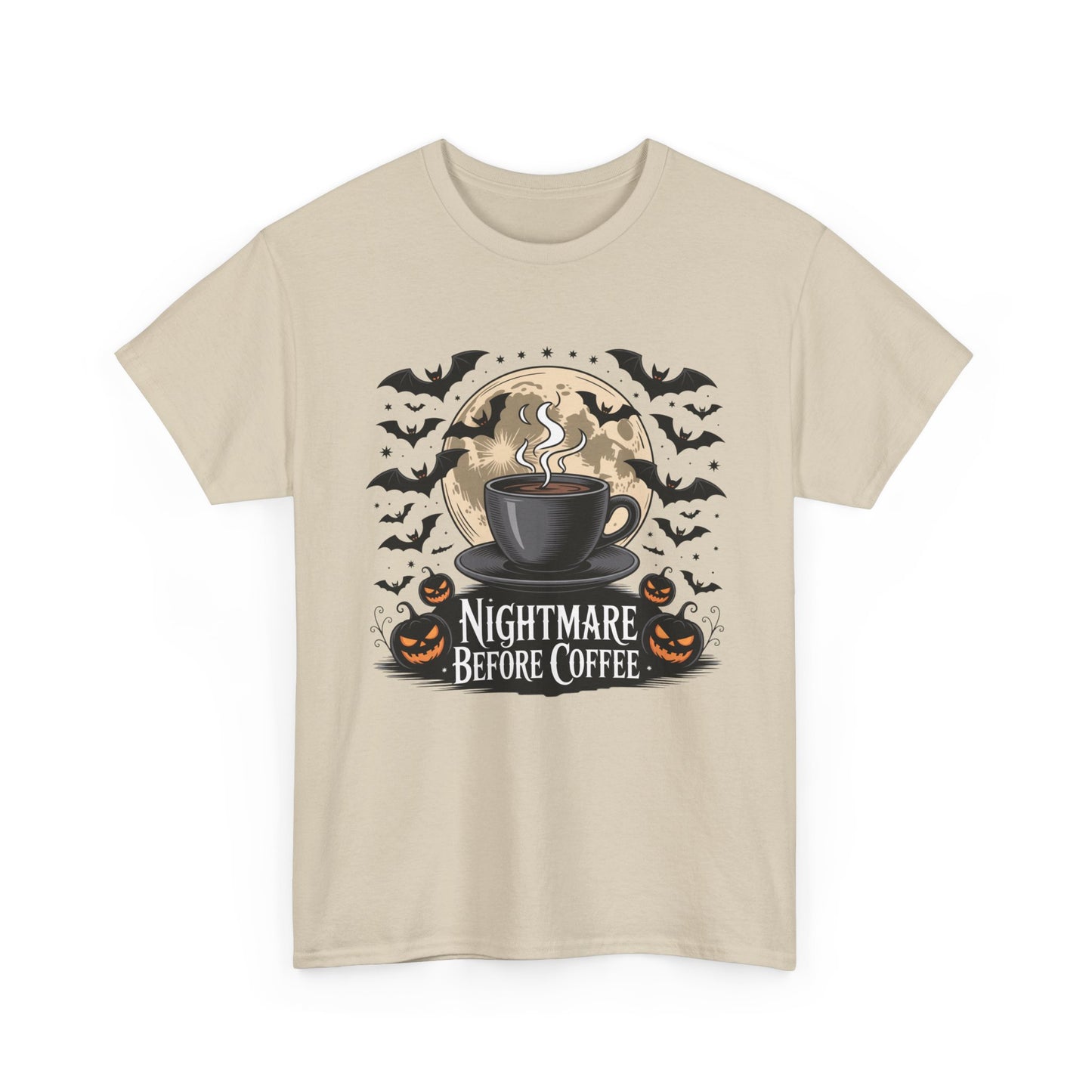 Nightmare Before Coffee Shirt, Halloween Coffee Tee, Unisex Halloween Apparel, Spooky Coffee Lovers Gift, Fun Fall T-Shirt