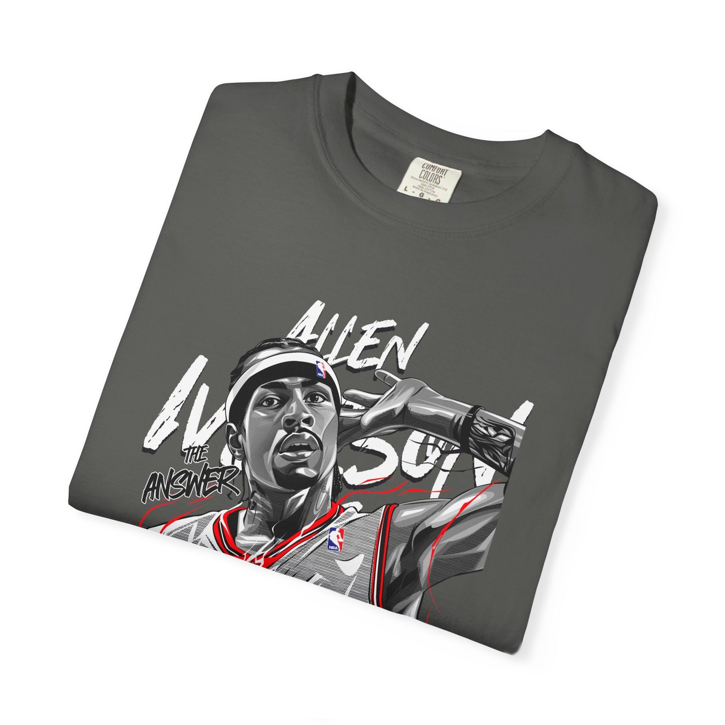 Allen Iverson Retro Jersey Design Basketball Graphic T-Shirt