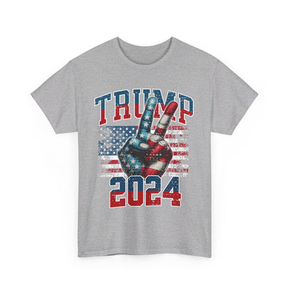 Trump Peace 2024 Unisex Heavy Cotton Tee