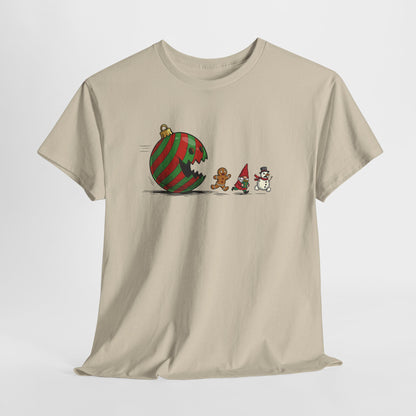Christmas Pacman Cookie Crew T-Shirt