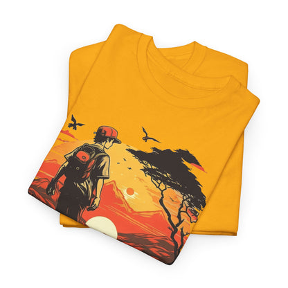 Sunset Hike Walk Unisex Heavy Cotton Tee