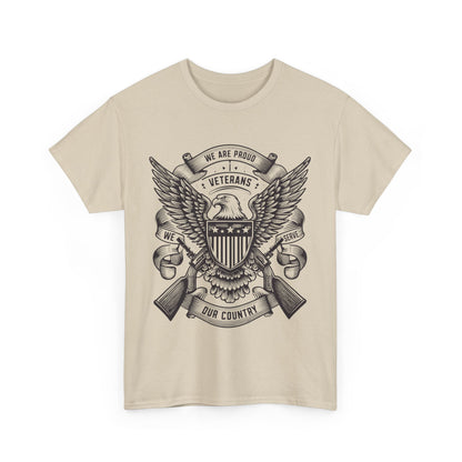 Veterans Pride Unisex Heavy Cotton Tee - Honor Our Heroes T-Shirt