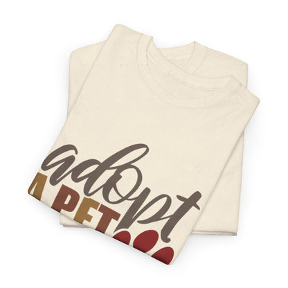 Adopt a Pet Save a Life Tee, Unisex Heavy Cotton Shirt for Animal Lovers, Dog and Cat Adoption Awareness, Gift for Pet Owners, [...]