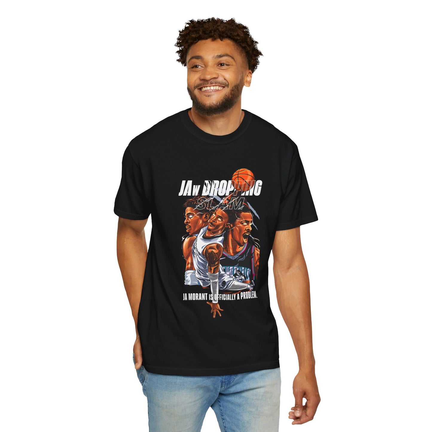 Ja Morant Jaw Dropping Unisex Garment-Dyed T-shirt