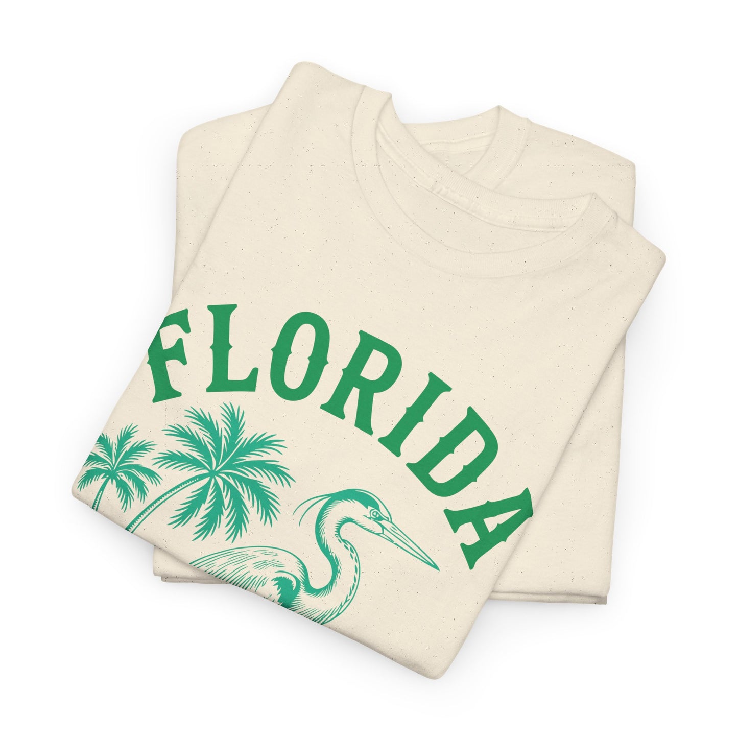 Florida The Sunshine State Themed Unisex Heavy Cotton Tee, Casual Summer Shirt, Beachwear, Gift for Travelers, Florida Souvenir T-Shirt
