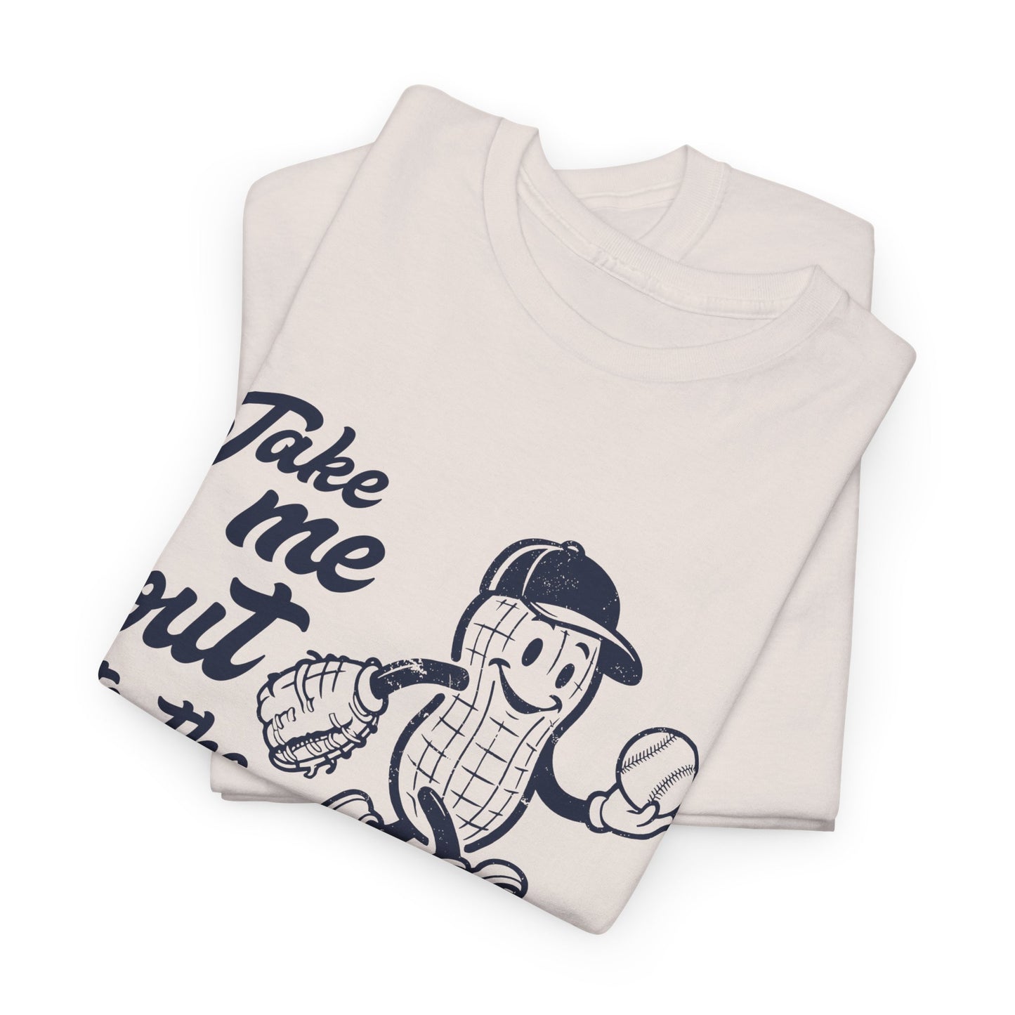 Take Me Out to the Ball Game Cotton Tee - Perfect for Baseball Fans
