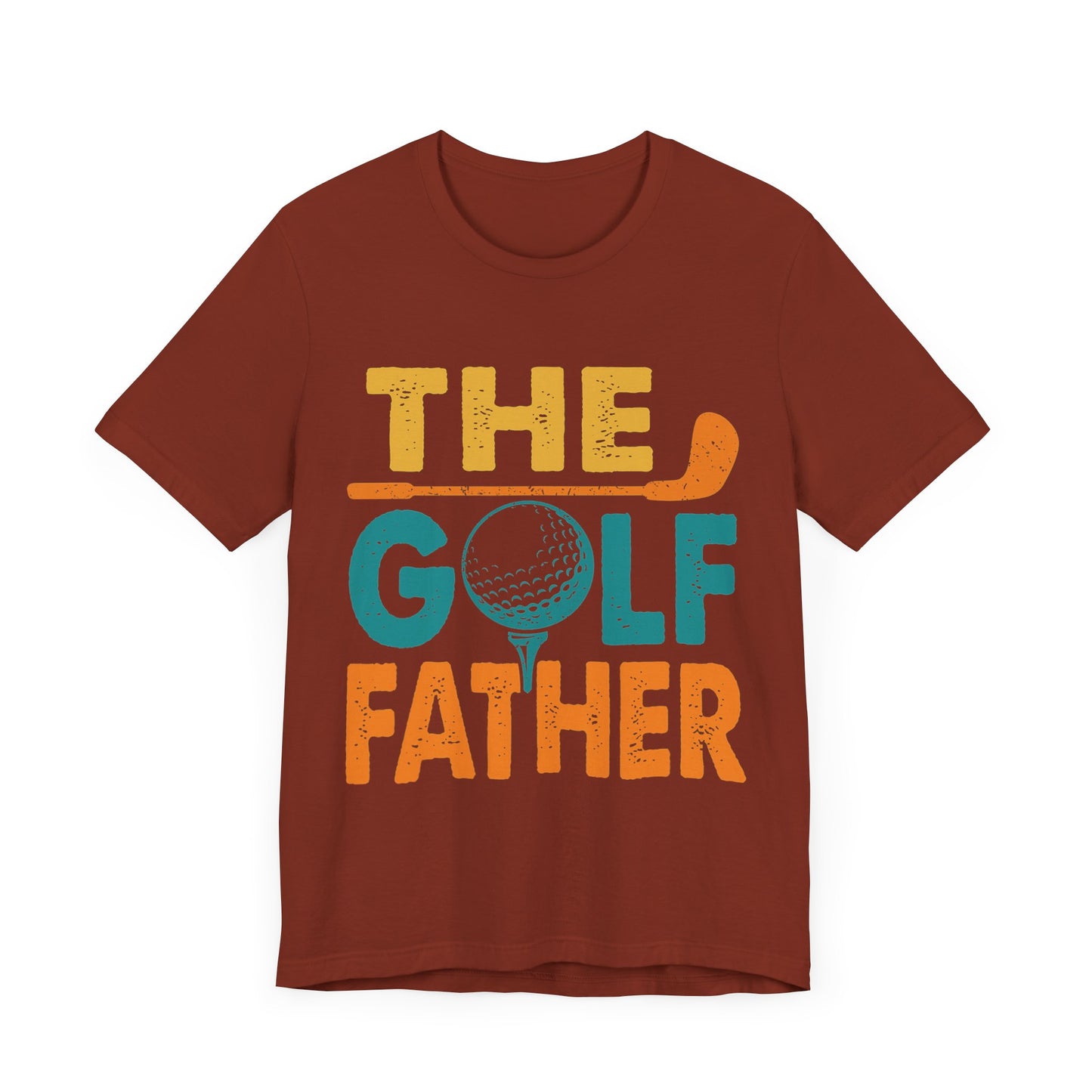 The Golf Father Short Sleeve Tee, Funny Golf T-Shirt, Unisex Golf Apparel, Great Gift for Dads, Father's Day Golf Shirt, Casual Wear