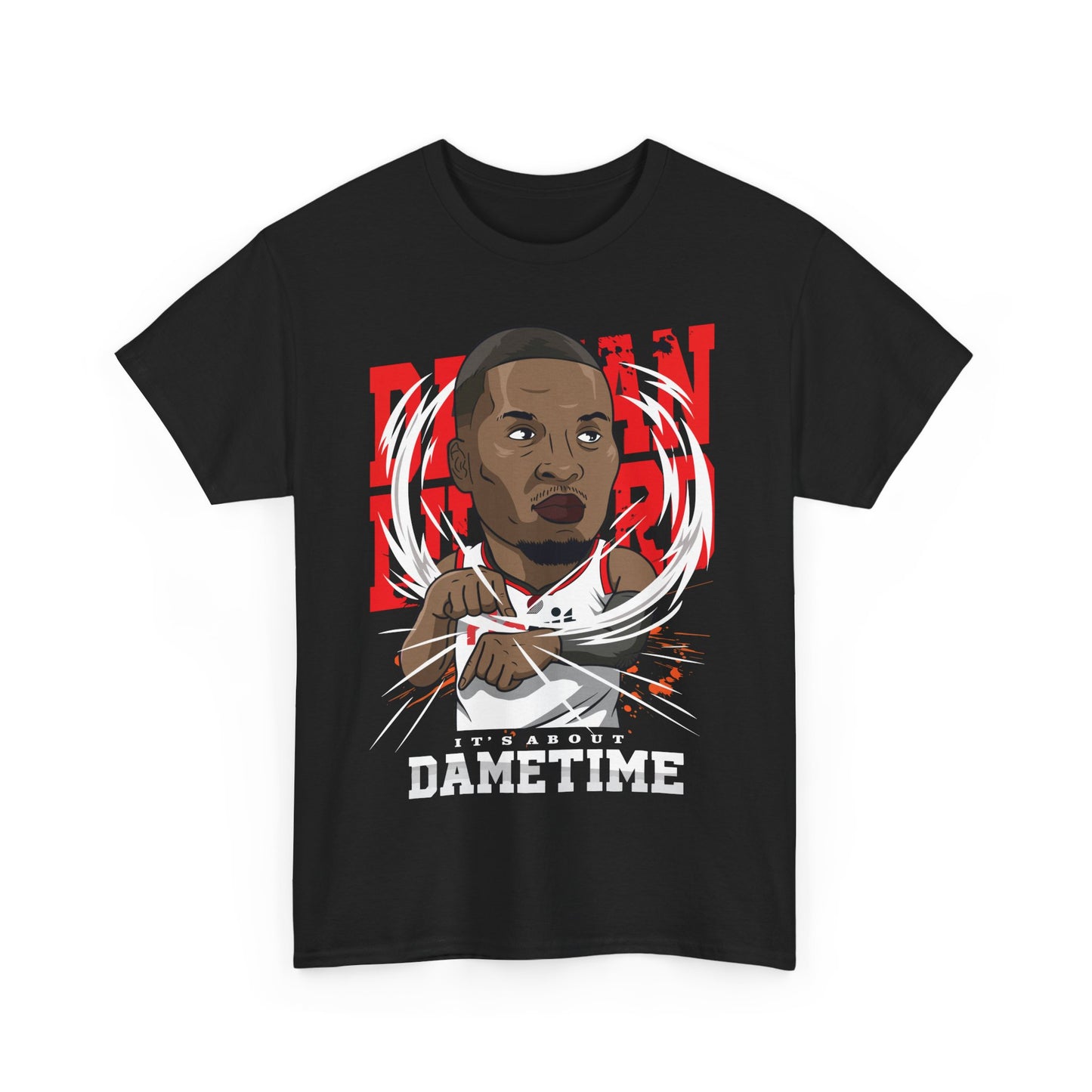 Dame Time Basketball Inspiration Tee - Perfect for Fans, Athletes, Gifts, Sports Events, Casual Wear