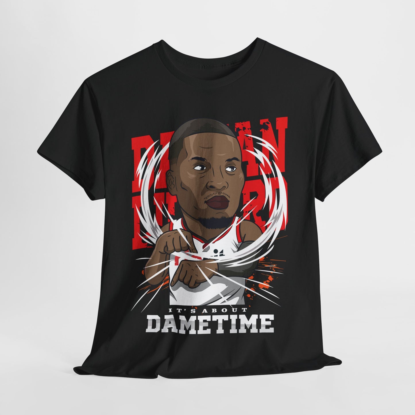 Dame Time Basketball Inspiration Tee - Perfect for Fans, Athletes, Gifts, Sports Events, Casual Wear