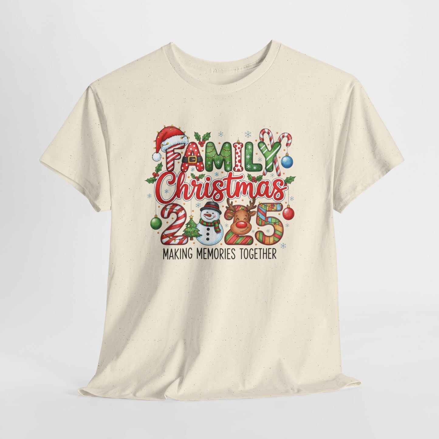 Family Christmas 2025 Tee — "Making Memories Together" Holiday Shirt