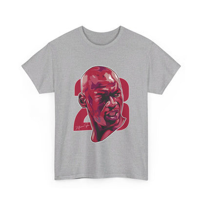 Michael Jordan Bust Art Unisex Heavy Cotton Tee