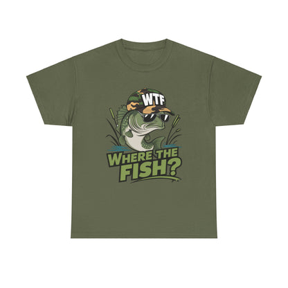 Where The Fish? Unisex Heavy Cotton Tee