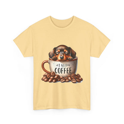 Datsun I Need Coffee Unisex Heavy Cotton Tee