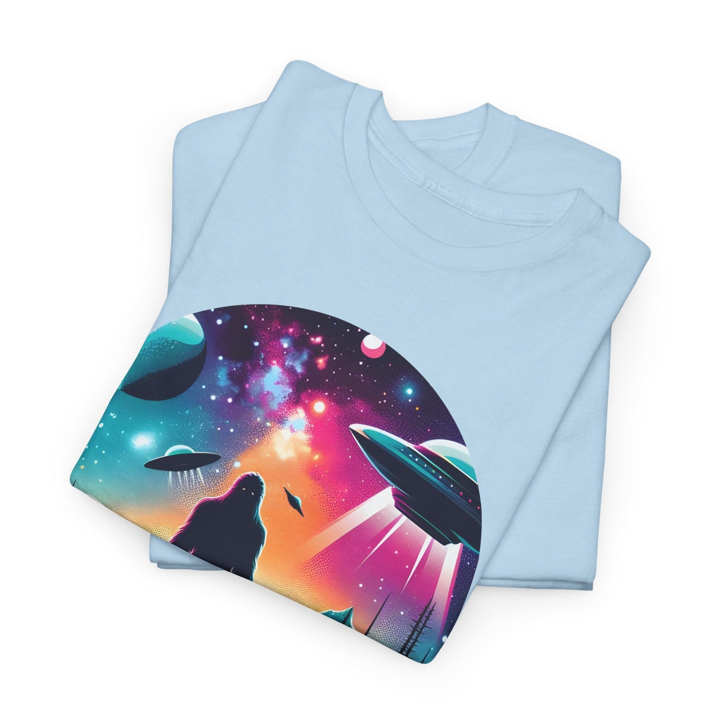 Cosmic Bigfoot Alien Adventure Tee – Unisex Cotton Shirt for Sci-Fi Lovers, Alien Enthusiasts, Gift for Space Fans, Unique Summer Style, Fun Family [...]