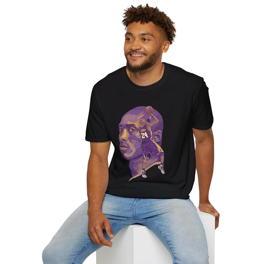 Kobe Bryant Head Shot Unisex Soft style T-Shirt