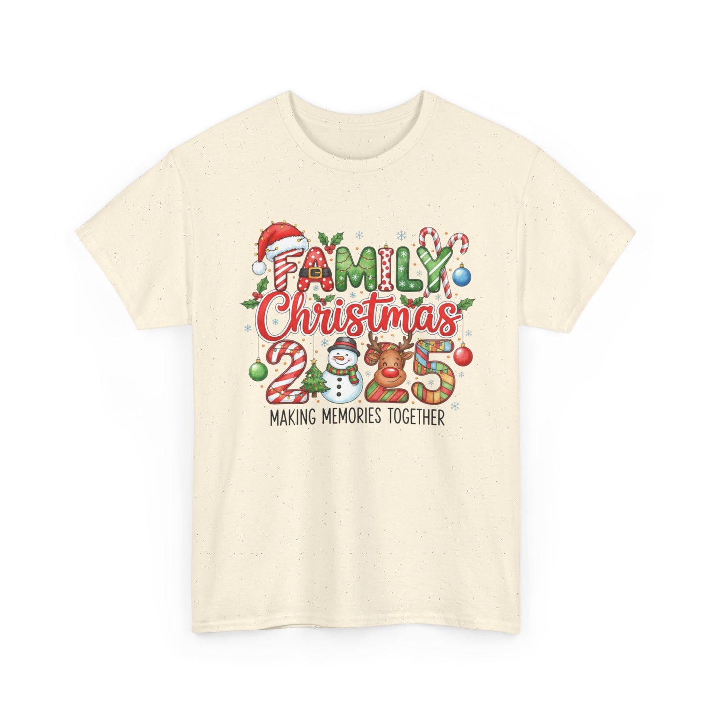 Family Christmas 2025 Tee — "Making Memories Together" Holiday Shirt