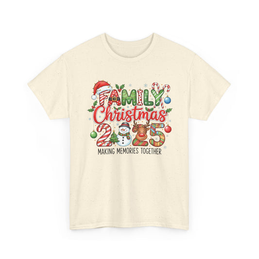 Family Christmas 2025 Tee — "Making Memories Together" Holiday Shirt