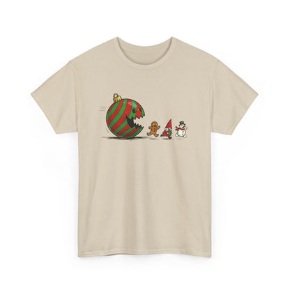 Christmas Pacman Cookie Crew T-Shirt