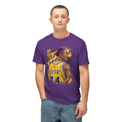 Kobe Bryant 24 Rear View Unisex HD Cotton™ T-shirt