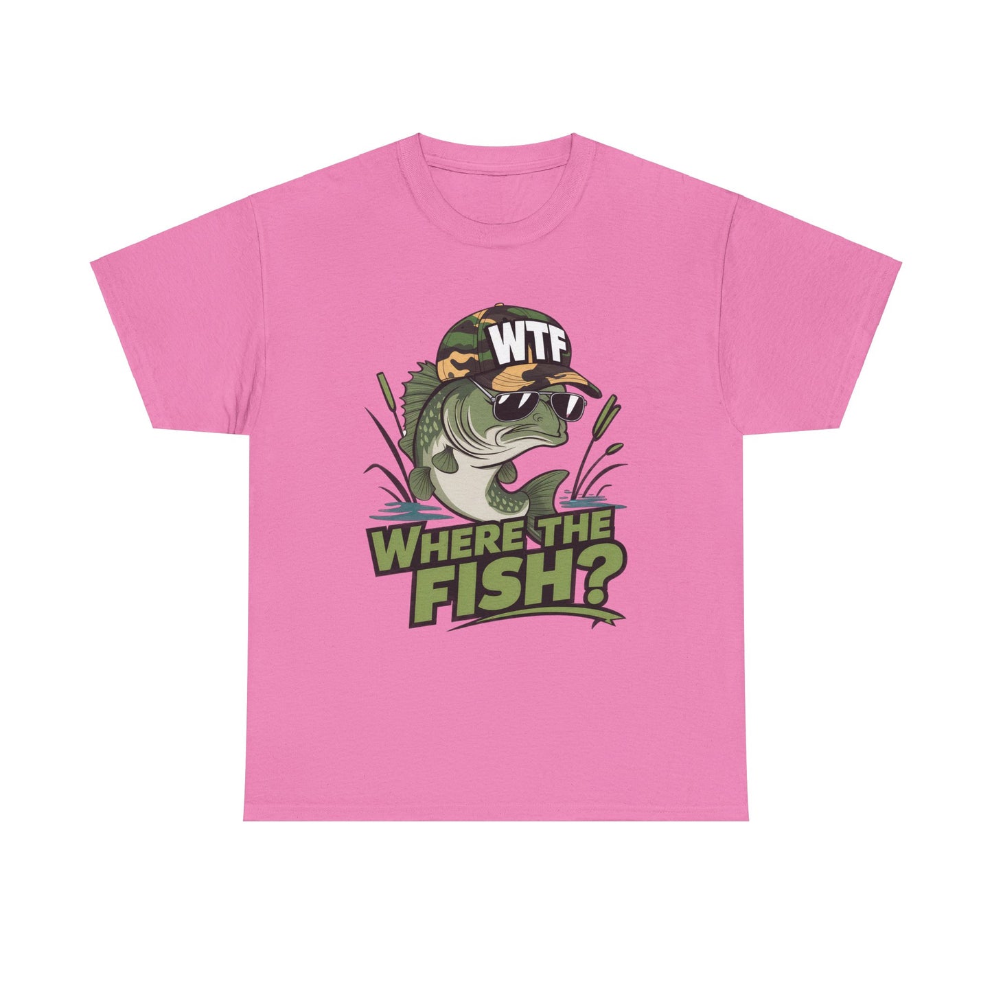 Where The Fish? Unisex Heavy Cotton Tee