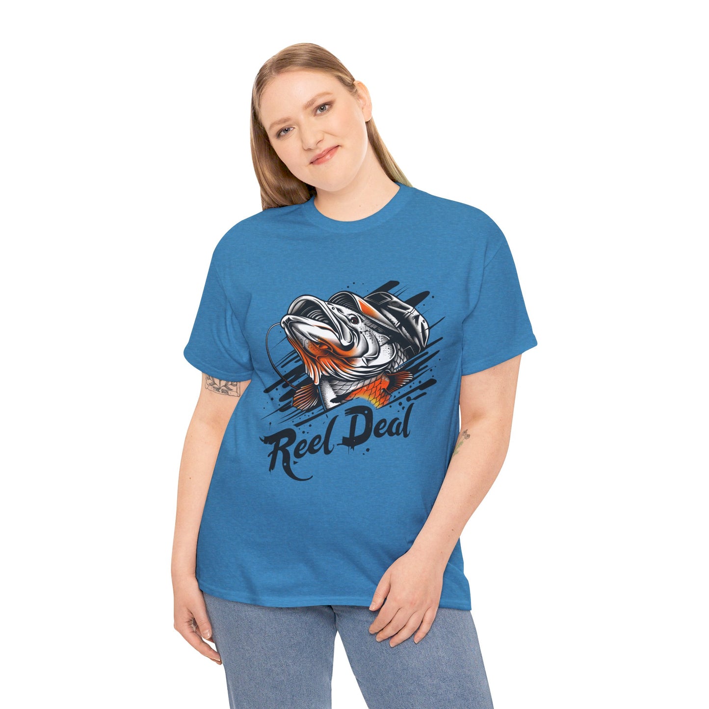 Real Deal Fishing Unisex Heavy Cotton Tee