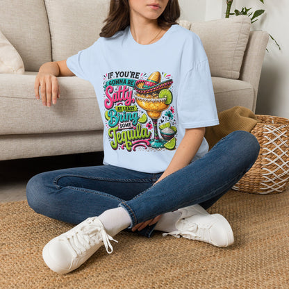T-Shirt — "If You're Gonna Be Salty, At Least Bring Some Tequila" Colorful Margarita Party Tee