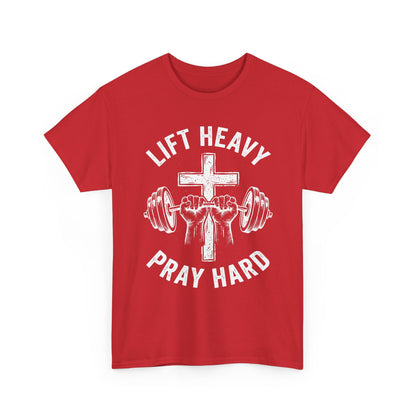 Lift Heavy Pray Hard Tee