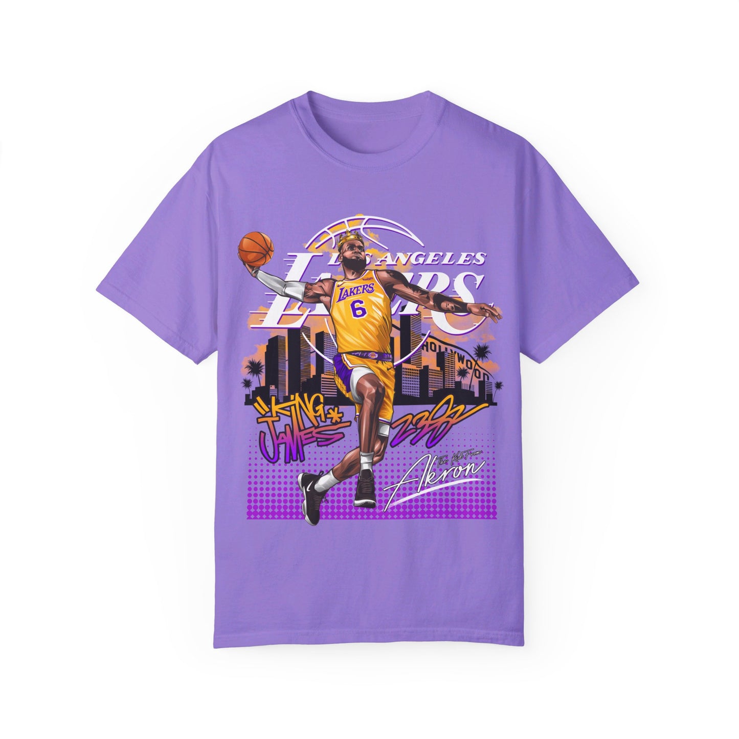 Lebron James Los Angeles Unisex Garment-Dyed T-shirt