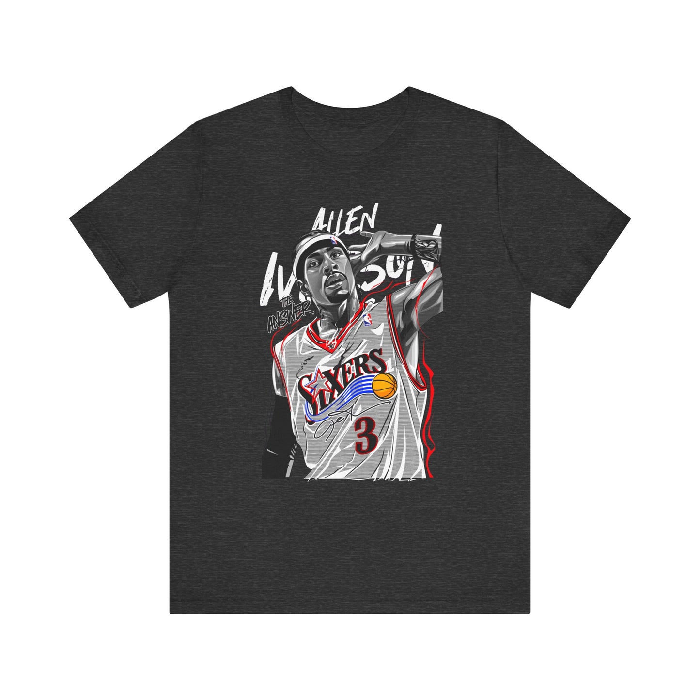 Allen Iverson The Answer Unisex Jersey Short Sleeve Tee