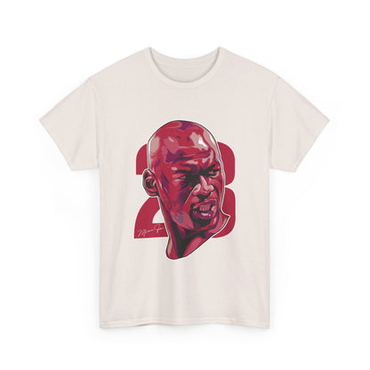 Michael Jordan Bust Art Unisex Heavy Cotton Tee