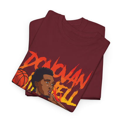 Donovan Mitchell The Spider Graphic Tee | Unisex Heavy Cotton Tee for Basketball Fans