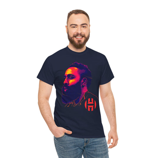 James Harden Head Mural Unisex Heavy Cotton Tee