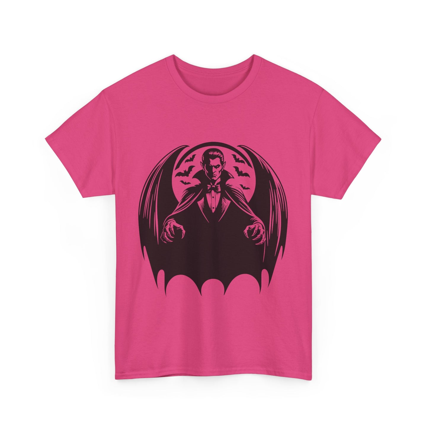 Vampire Bats Moon Unisex Heavy Cotton Tee