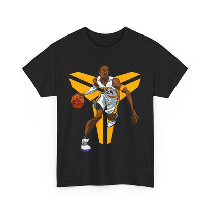 Kobe Bryant Logo Dribble Unisex Heavy Cotton Tee