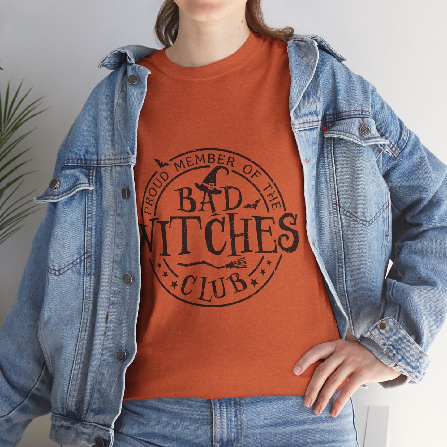 Bad Witches Club Unisex Heavy Cotton Tee