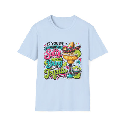 T-Shirt — "If You're Gonna Be Salty, At Least Bring Some Tequila" Colorful Margarita Party Tee