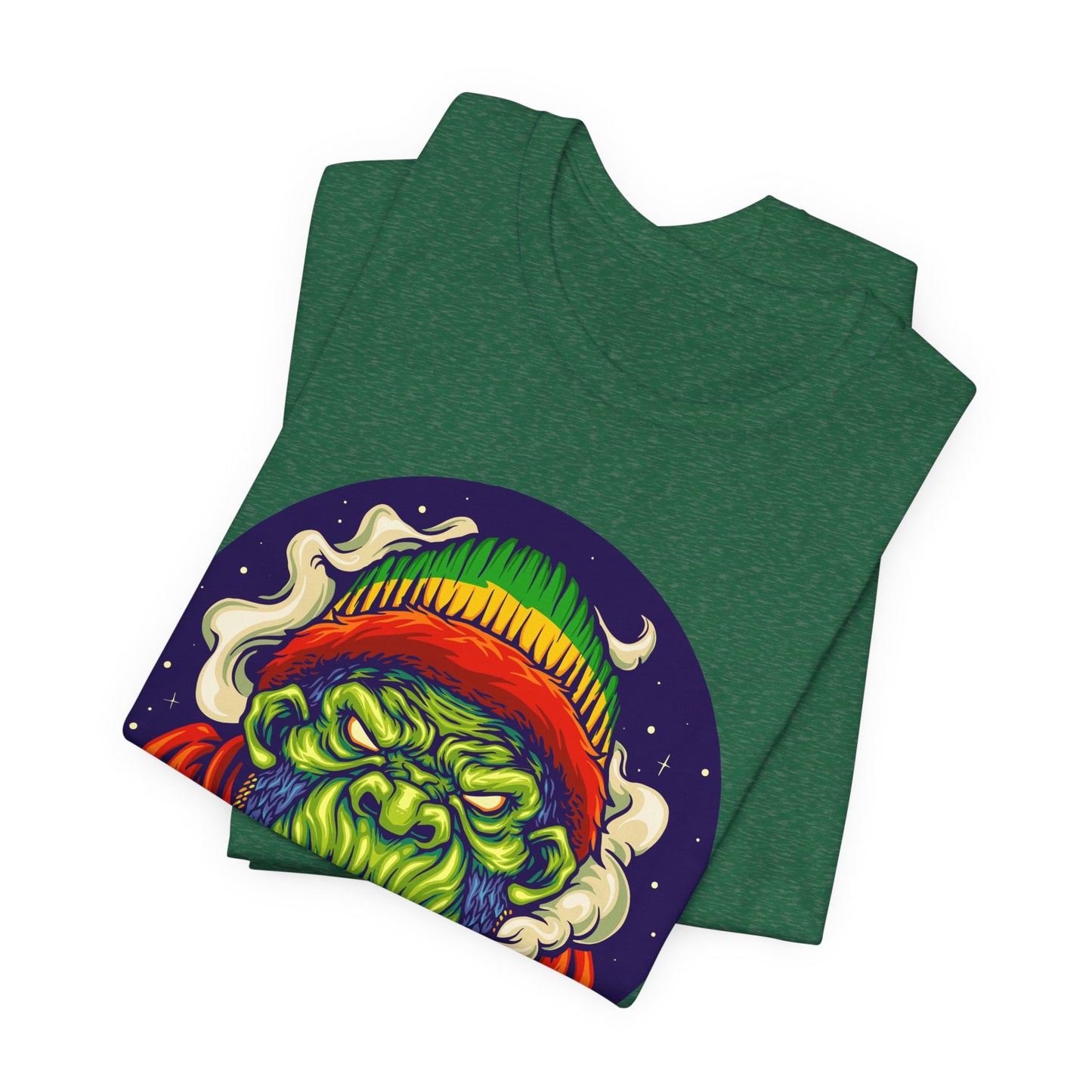 Gorilla Smoke Vibrant Graphic Tee with Cool Monster Design, Unisex Graphic T-Shirt, Edgy Streetwear, Bold Art Apparel, Unique Gift Idea